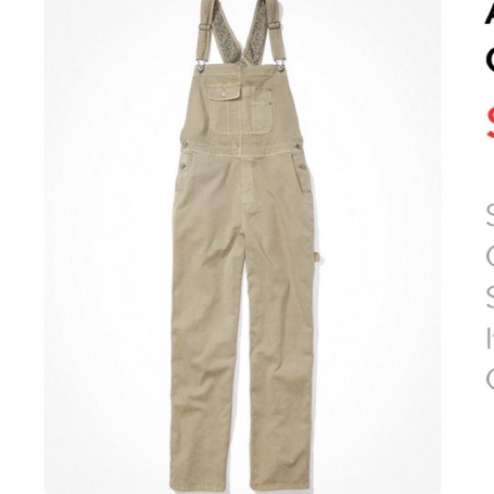 American Eagle Stretch Overalls NWT